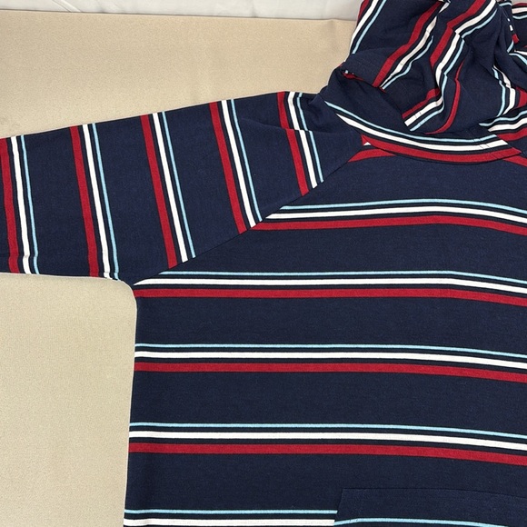 LuLaRoe Amber Striped Hoodie w/Kangaroo Pocket sz 2XL - Picture 15 of 16